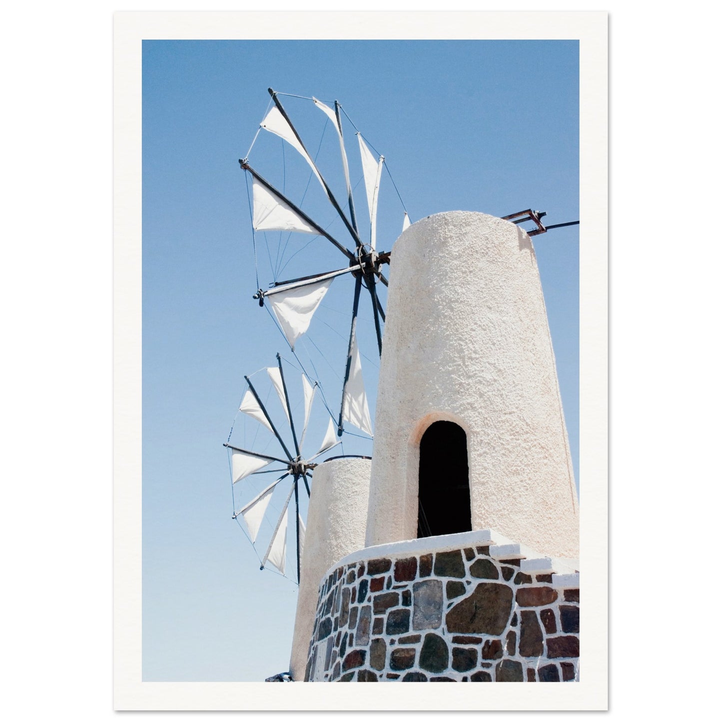 Mykonos Windmill Poster