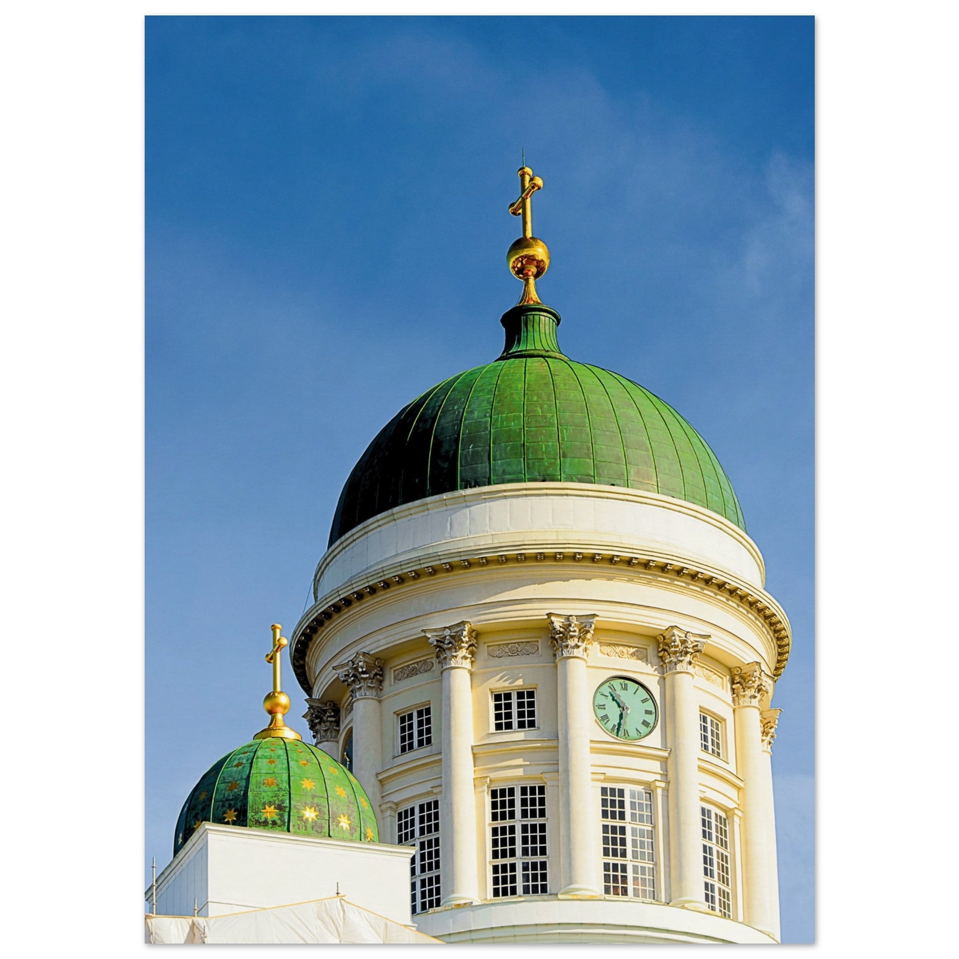 Helsinki Cathedral Top Poster 13x18 cm 5x7″ No Border